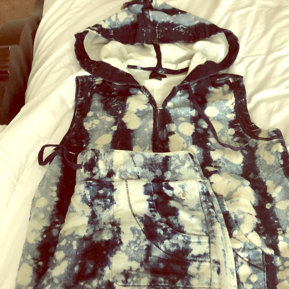 True Religion Sweat Short Set sleeveless